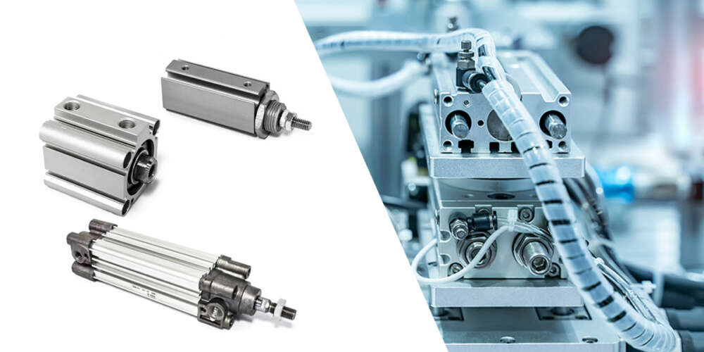 Elektriska cylindrar är vanliga inom industriell automation.