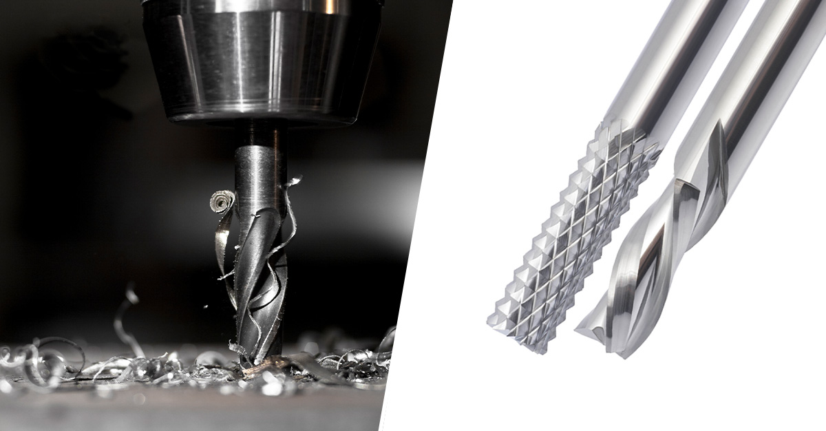 så används pinnfräsar i hårdmetall