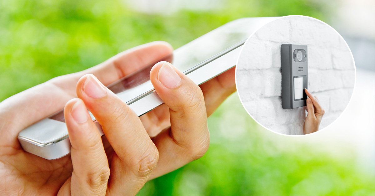 Porttelefon kopplad till mobil via wifi, 4G eller 5G