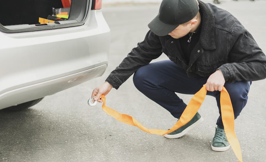 kom ihåg att bogsering inte är tillåtet på motorvägar
